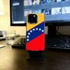 Venezuelan Flag M-Map Phone Case For iPhone 17,16,15,14,13,12,11 Plus,Pro Max,XS,Colorful Silver Black Cover