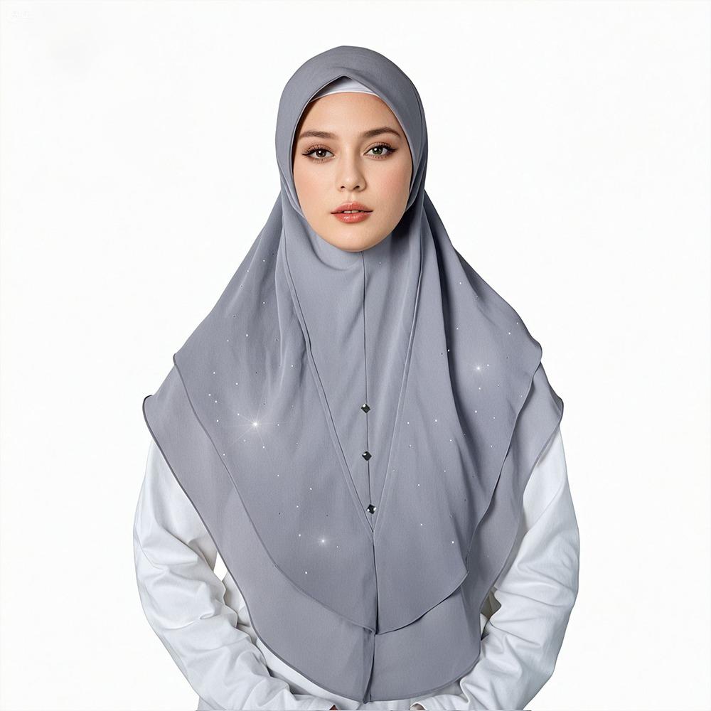 Milk Silk Muslim Headscarf Quick Dry Hijab Headwear Gifts Khimar Hijab Commuting