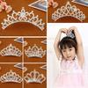 1PC Hair Clips Bridal Accessories Children's Crystal Hair Combs Hair Jewelry Crown Hairpins