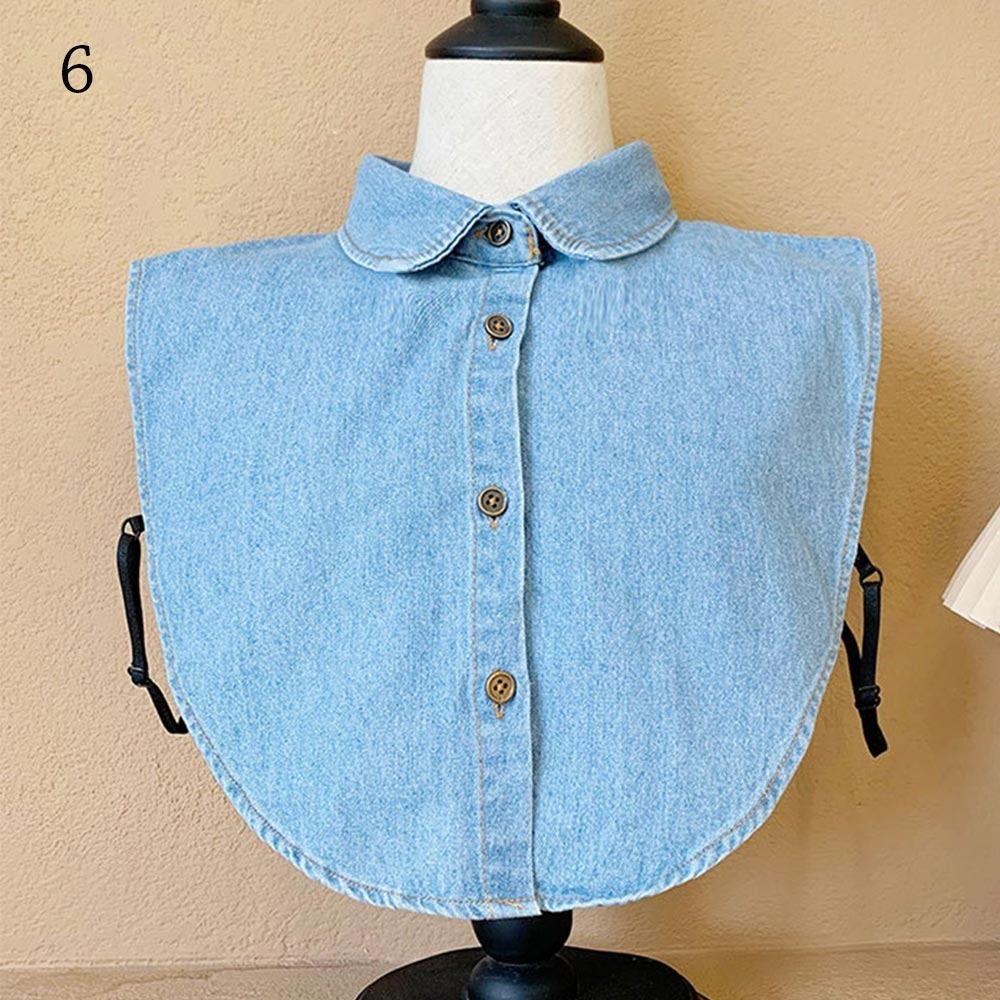 Классический женский хлопковый кружевной накладной воротник в винтажном стиле, съемный аксессуар для одежды, лацкан для блузки, топа, рубашки, ложный воротник, дропшиппинг