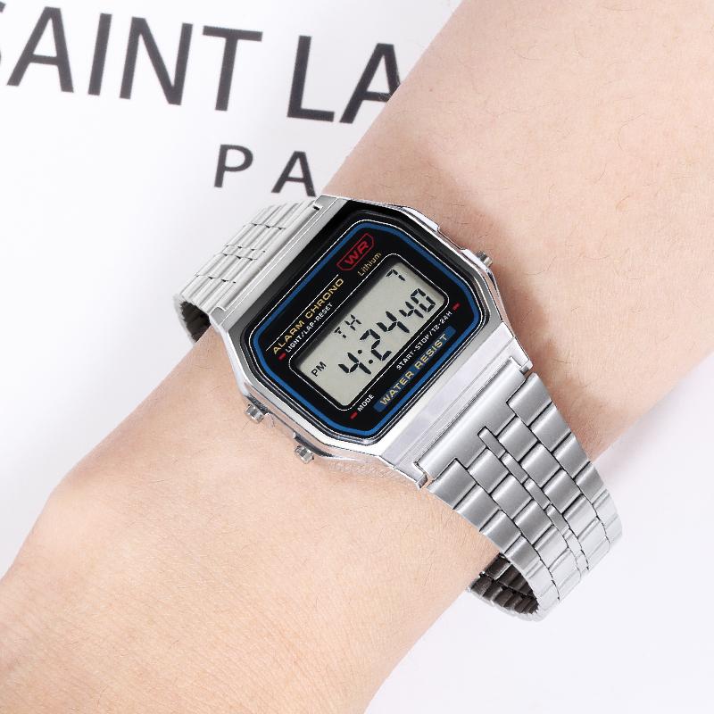 Для Casio F-91W Металлический ремешок 18 мм Браслет из нержавеющей стали Casio Ae 1200wh для AE1300 AQ230 F105 F108 A158W A168 Замена ремешка
