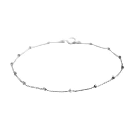 Женский браслет, маленькие бусины, сплошной цвет, устойчивая к повреждению ручная цепочка для повседневного ношения