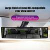 Car Convex Rearview Mirror Interior Clip-on Wide Angle Blind Spot Mirror Simple Installation Anti-glare Panoramic Rear View Mirror