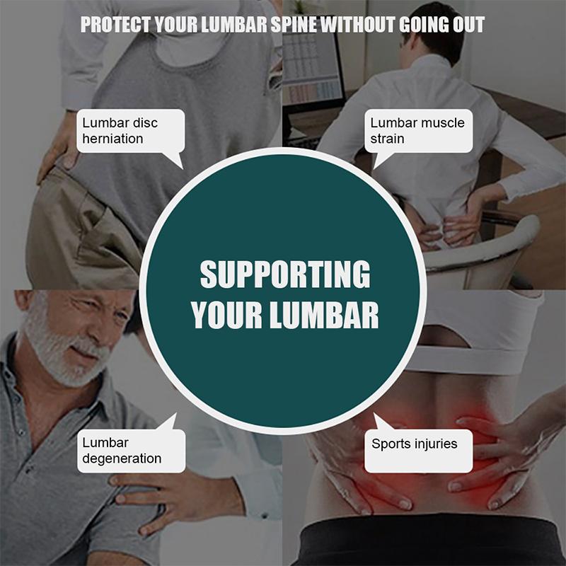 Поясничный поддерживающий поясной ремень, оздоровительная терапия, дышащий корсет для поддержки позвоночника