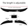Glossy Black Adjustable Car Rear Trunk Spoiler Lip Roof Tail Wing For Car Sedan