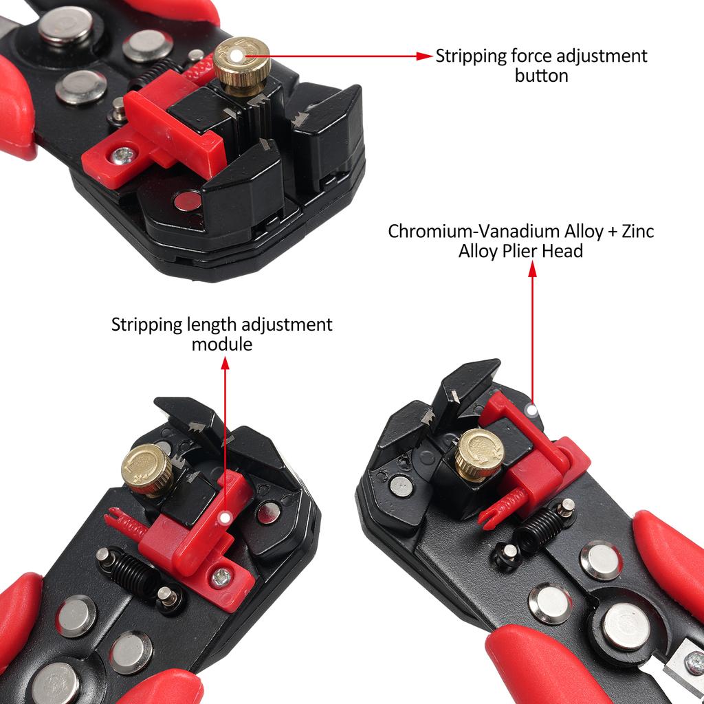 Набор инструментов для обжима проводных клемм, многофункциональные клещи для зачистки проводов, обжимные клещи с 700 шт.