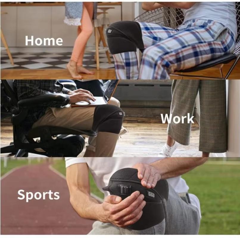 Electric Knee Heating Pad, USB Attachment, Heat , Arthritis Support, Pain Relief, Old Cold Legs