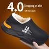 2024 New Men's Waterproof Cotton Slippers with Heels - Anti-Slip, Feces-Resistant, Perfect for Indoor/Outdoor Use In Autumn & Winter.