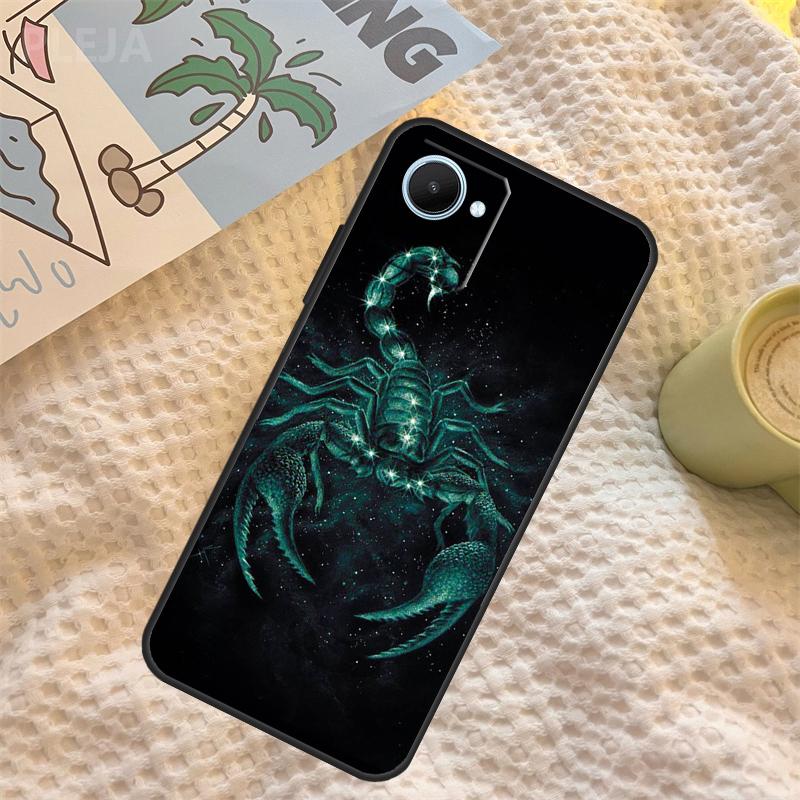 Чехол-Скорпион для Realme C67 C63 C55 C51 C75 C61 C53 C35 C65 C71 11 12 13 14 15 Pro Plus GT6 GT7 Pro