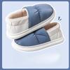 Crestar New Women Plush Slippers Winter Warm Flats Soft Fluffy Couple Shoes Solid Color Thick Bottom Slippers Cozy Home Slippers
