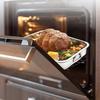 Yousheng Stainless Steel Baking Tray Heavy Duty Turkey Roasting Pan Oven Flat Rack Induction Roast Tray for Chicken Vegetable Lasagna