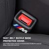 Car Seat Belt Buckle Anti-Scratch Safety Belt Base Protector Clip For BMW M 1 3 4 5 6 7 Series X1 X3 X4 X5 G20 G38 F48 E36 E39 GQ8
