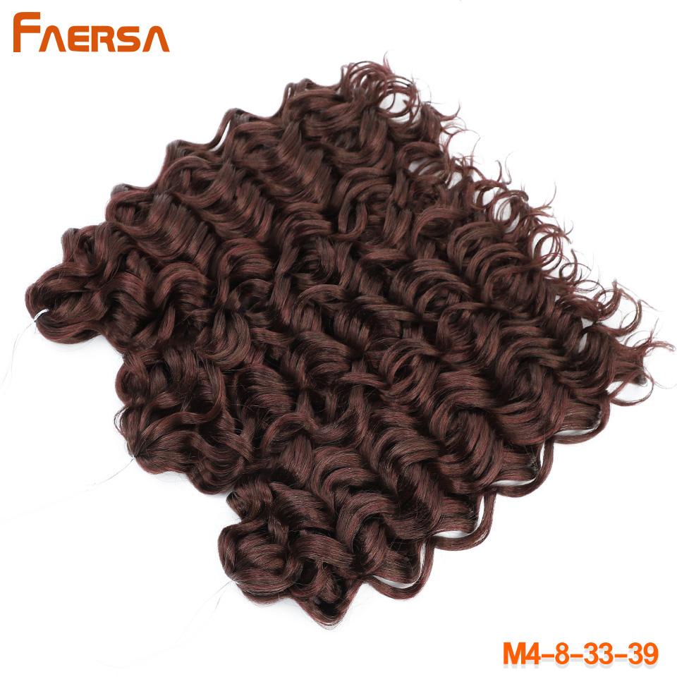 Волосы Ocean Wave Crochet Deep Wave Hawaii Curl Crochet Braids Синтетические косички Наращивание волос Ombre Blonde 18 дюймов Африканские кудри