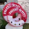 Прозрачный надувной круг для плавания с рисунком Hello Kitty