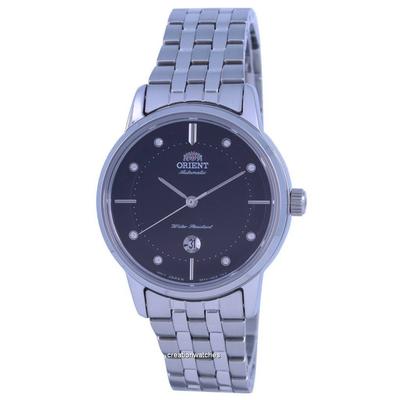 Восстановленные женские механические часы Orient Contemporary с черным циферблатом RA-NR2008B10B