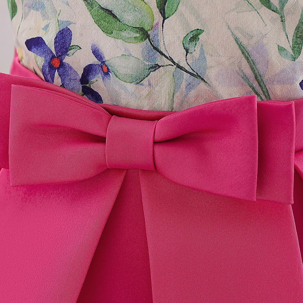 Платье для крещения младенцев для девочек, детские платья для свадебной вечеринки, тюлевое платье с бантом и бисером, платье на крестины, детская одежда на день рождения