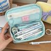 Настольное хранение Пенал в корейском стиле Большой вместимости Бант Пенал с бантом Сумка для канцелярских принадлежностей с бантом Офис