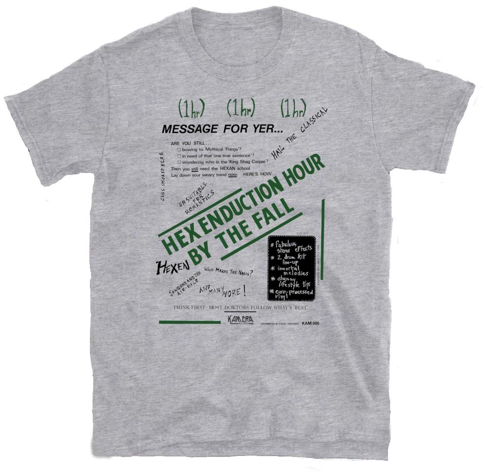 The Fall Hex Enduction Hour Tshirt 80s Post Punk Band Tee Vintage Style Unisex