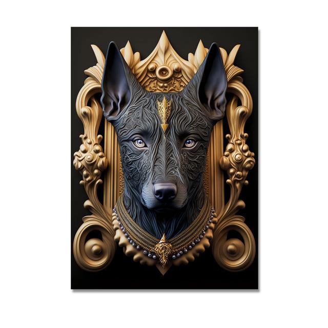 Металлическая Скульптура Король Горилла Холст Живопись Принт Золотой Лев Тигр Олень Бык Постер Искусство Статуя Животного Картина Украшение Стен