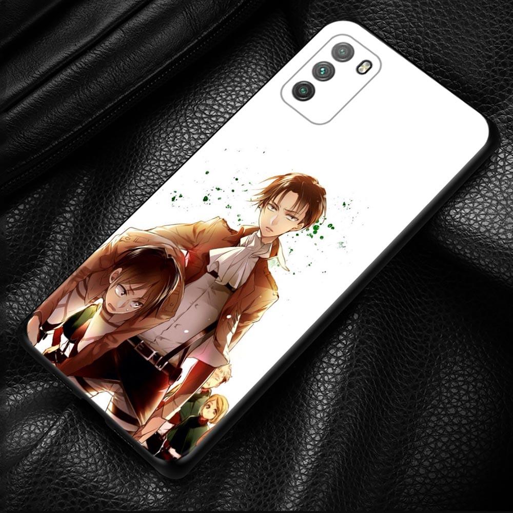 Чехол аниме Shingeki No Kyojin для Xiaomi Poco X3 Nfc X3 M3 Pro X3 F3 Gt F1, чехол для Mi 11t 10t Pro 9t 11 Note 10 Lite Civi