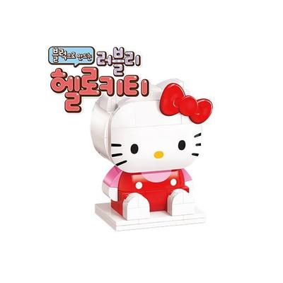 Блок персонажей Sanrio Lovely Hello Kitty, 1 шт., популярные корейские игрушки