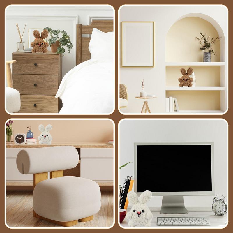 Набор для вязания крючком для начинающих Милый детский набор для вязания крючком Набор для вязания крючком «Зайчик» Практичный набор для начинающих вязальщиков Набор для начинающих вязальщиков Для