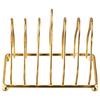 5.1 Inches Toast Rack Golden Triangle Storage Rack Fashion Small Bowl Holder  Kitchen