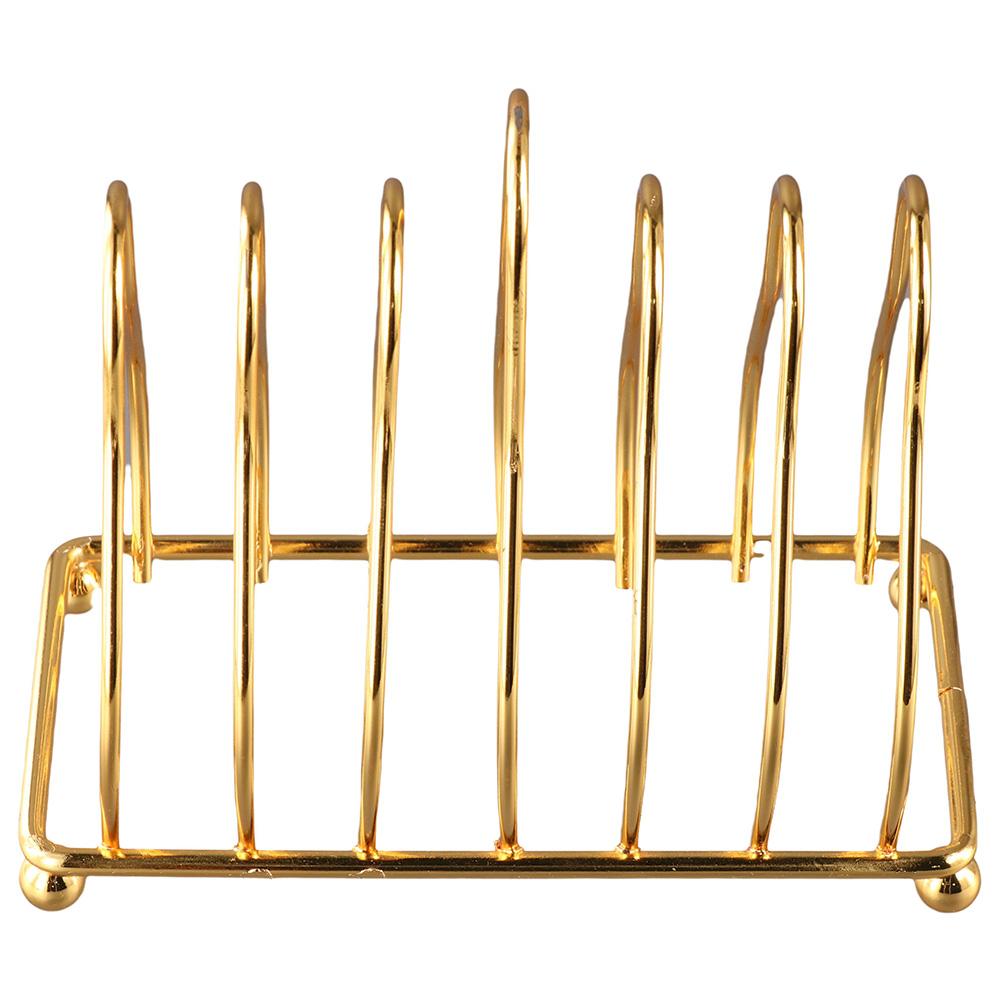 5.1 Inches Toast Rack Golden Triangle Storage Rack Fashion Small Bowl Holder  Kitchen
