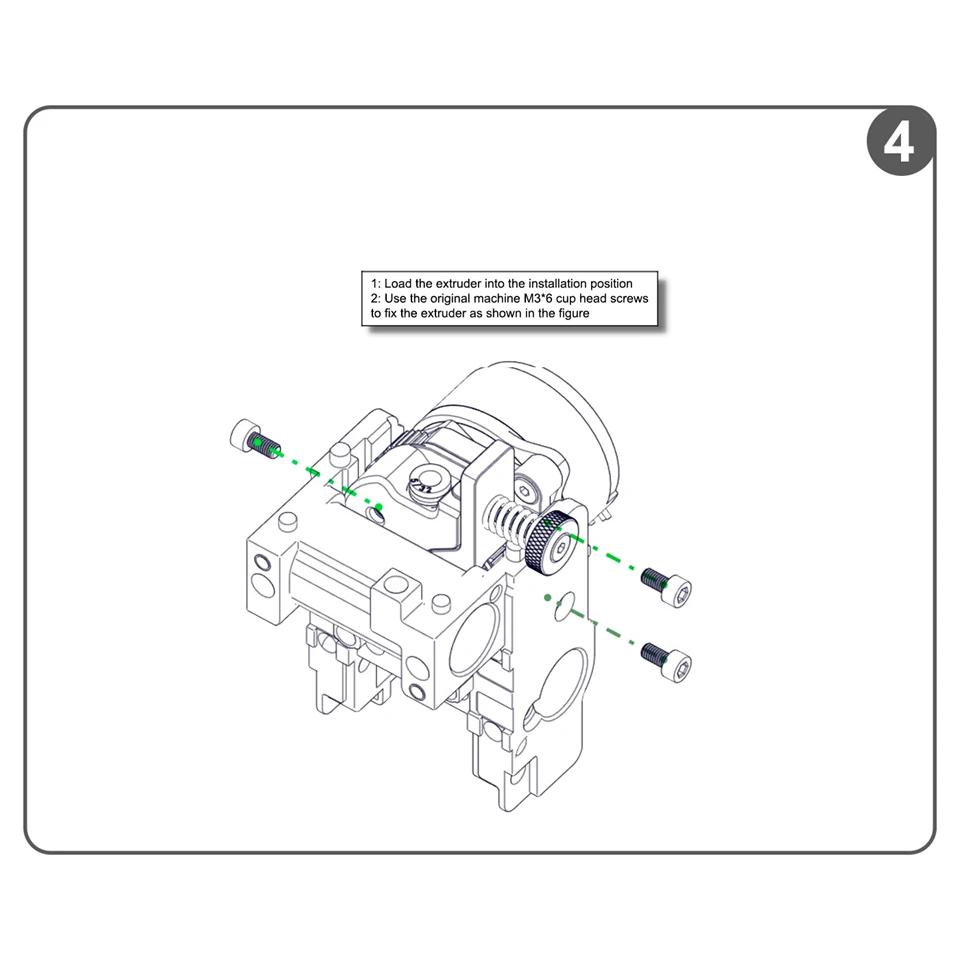 Новый улучшенный экструдер для Creality K1 K1C K1 Max Экструдер Hummingbird с мотором Комплект механизма экструзии для деталей 3D-принтера K1
