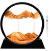 Sand Art Picture Glass Liquid Painting 3D Natural Landscape Showpieces for Home Decor Antique Gifts for Kids Office Desktop Decoration Desk Table