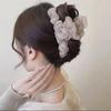 Summer Fairy Style Mesh Pleated Hair Shark Clip for Women
