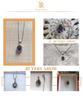 BELLA BOX Hot-selling Purple Water Shape Temperament Classic Necklaces Pendants For Women Wedding Engagement Female Gifts Jewelry