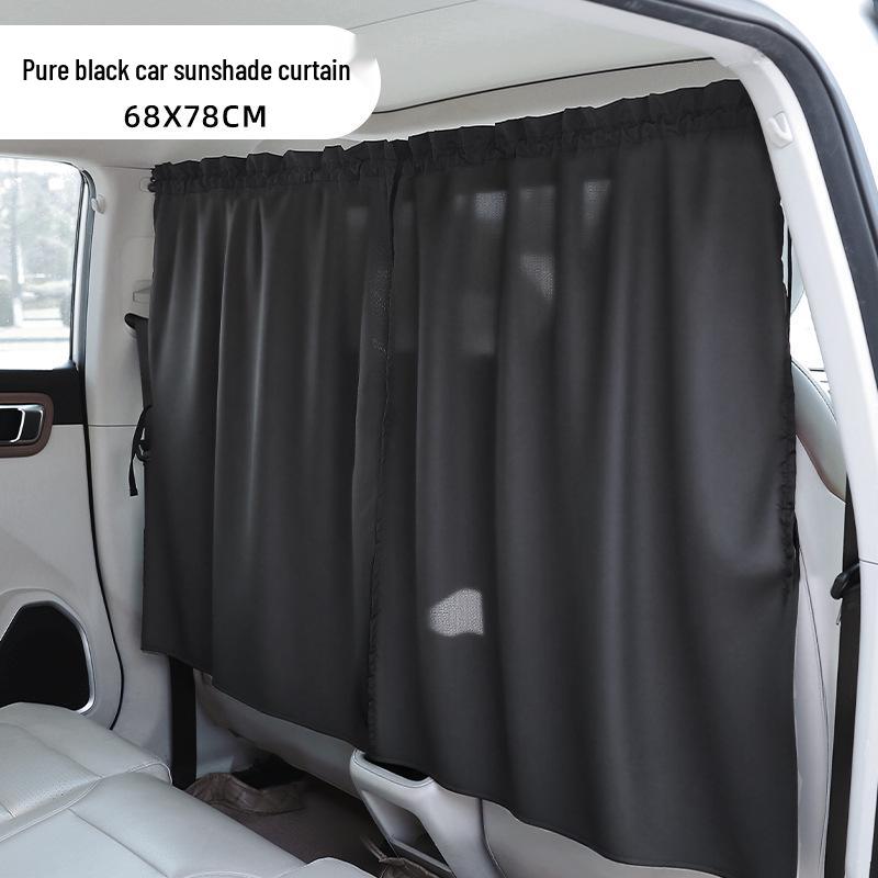 Автомобильная шторка от солнца и для конфиденциальности на присосках для боковых окон - Затемнение, Теплоизоляция, Защита от УФ-лучей для комфорта салона ребенка.