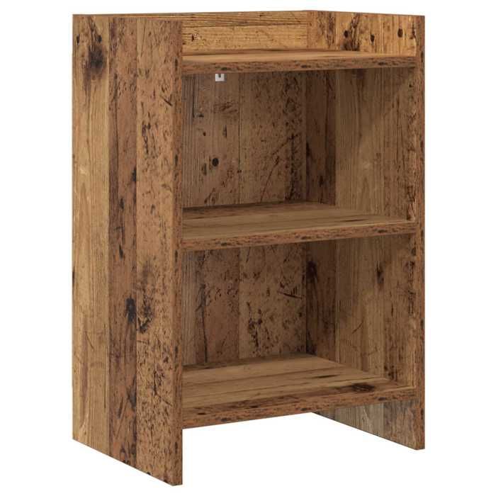Table de chevet - MAISON EXCLUSIVE - Bois ancien - 40x30x60 cm - Bois d'ingénierie - Marron