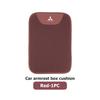 cxumpj1 Universal Car Seat Center Control Armrest Ice Silk Height Increasing Cushion For Mitsubishi Outlander Lancer Cross Colt Xpander