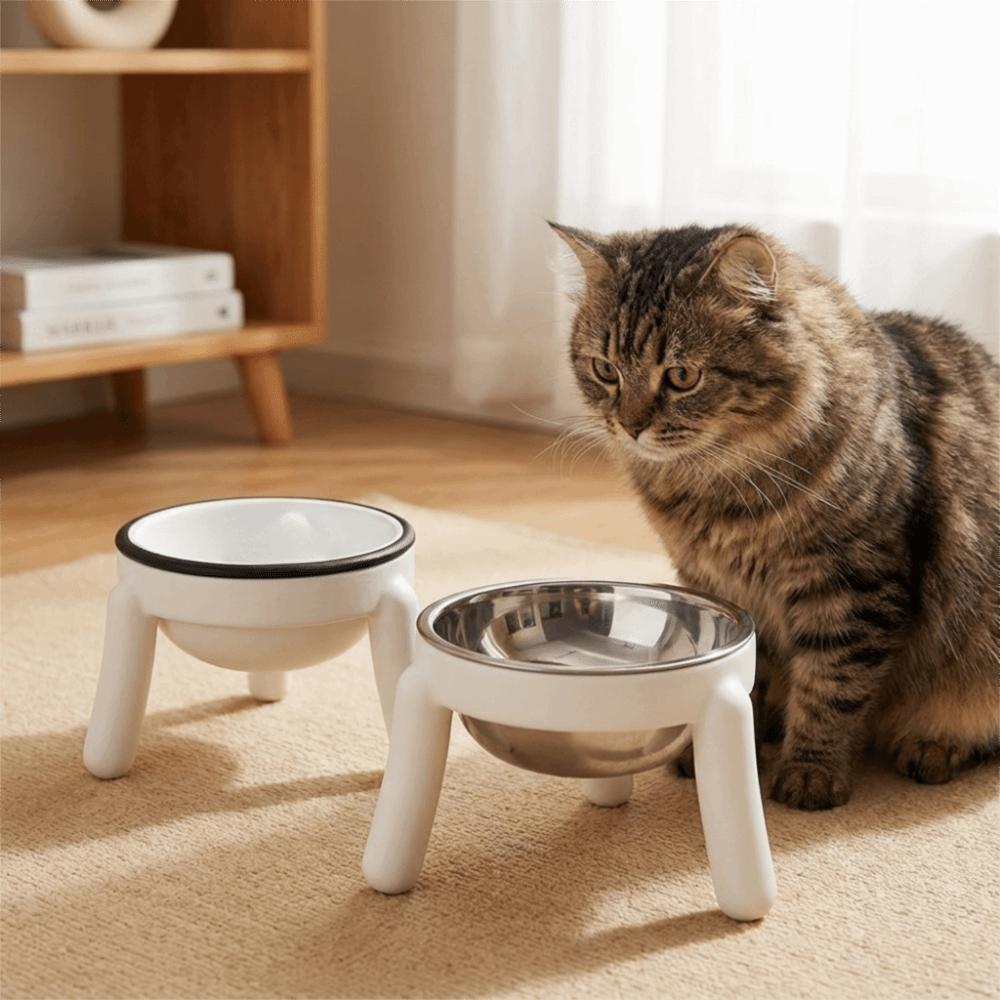 Подставка для кормушек с приподнятым дном для защиты шеи, 3D-печать, стойка для мисок для собак и кошек