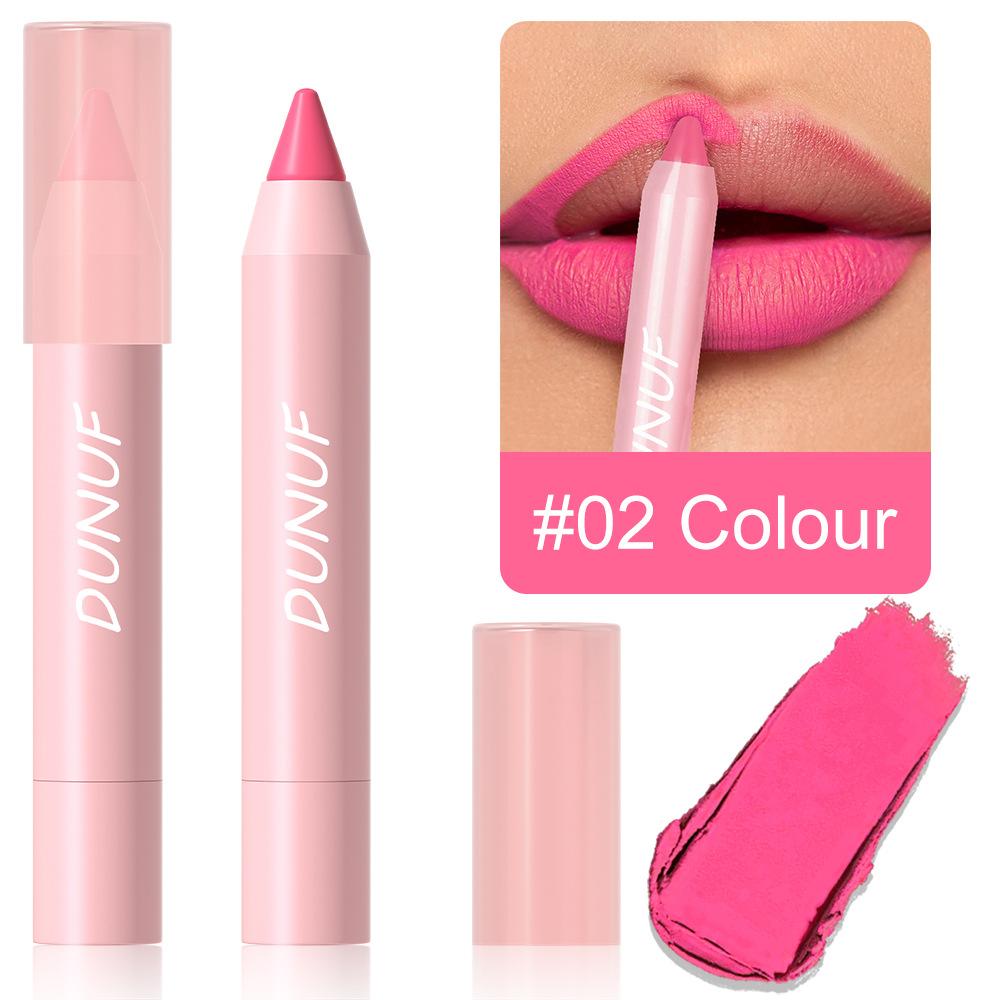 Lipstick Pencil Waterproof Sexy Red Nude Purple Matte Tint Lipstick Lasting Lip Liner Pen Longlasting Makeup Cosmetic