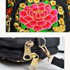 WTEMPO Ethnic Style Flower Bags Women Double-sided Embroidery Canvas Purse Mobile Phone Bag Women's Mini Messenger Bag