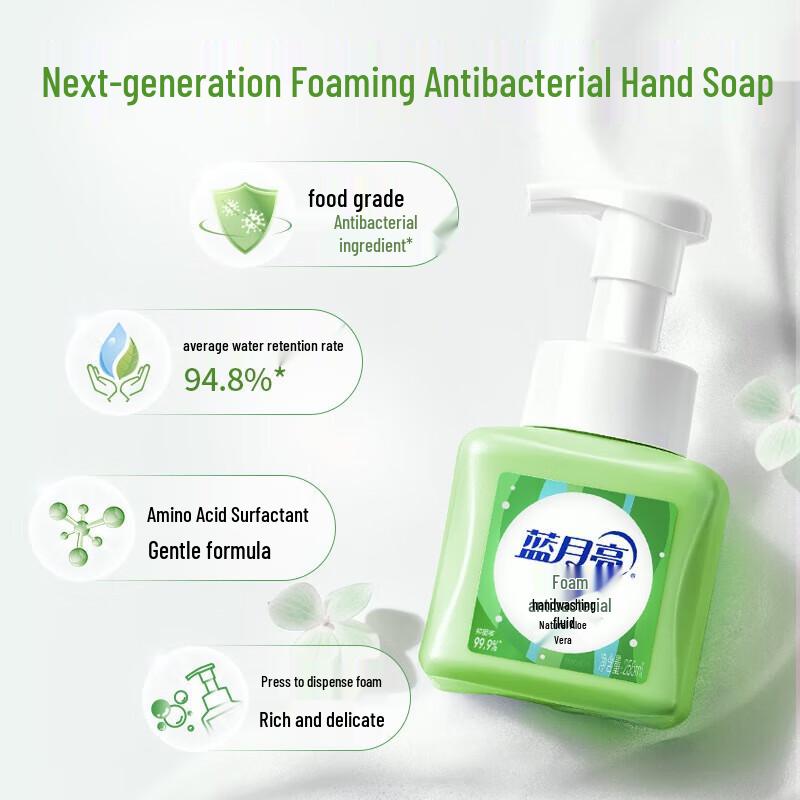 Blue Moon Aloe Foam Antibacterial Hand Wash