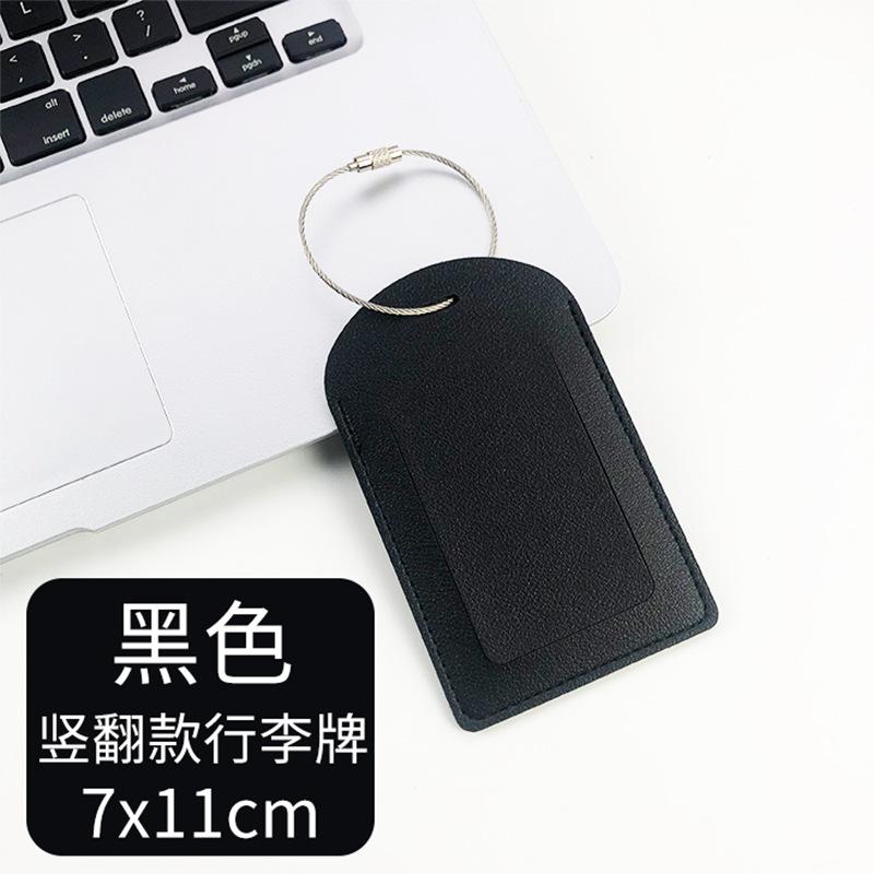 ЛОГОТИП можно заказать Утолщенная ПУ кожа с напечатанной бумажной карточкой-этикеткой Нержавеющий шнурок Парная багажная бирка в виде самолета