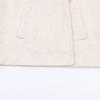 Womens Short Wool-Blend Coat With Faux Fur Collar Elegant Office Chic Winter Outerwear
