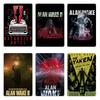 003 Alan Wake 2 90s Horror Game Dont Write Alan Wake In The Taken Metal Plaque Cinema Plaques Design Cave Tin Sign Poster