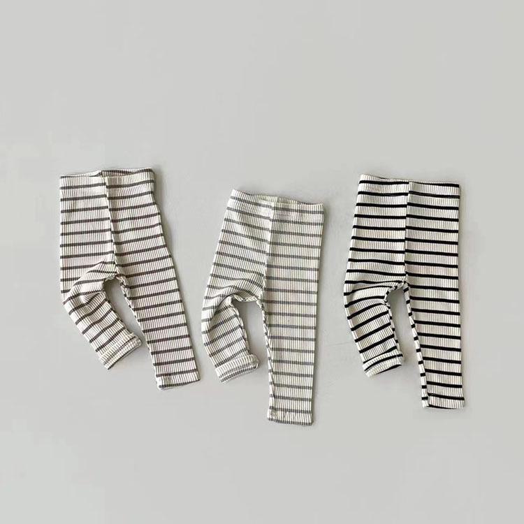 Эластичные детские леггинсы: Унисекс-брюки и колготки для новорожденных, идеально подходят для весны и осени.