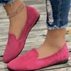 Fashionable Breathable Flat Shoes for Women with Soft Soles Pointed Tips Casual Simple Comfortable Flat Bottomed Boat Shoes