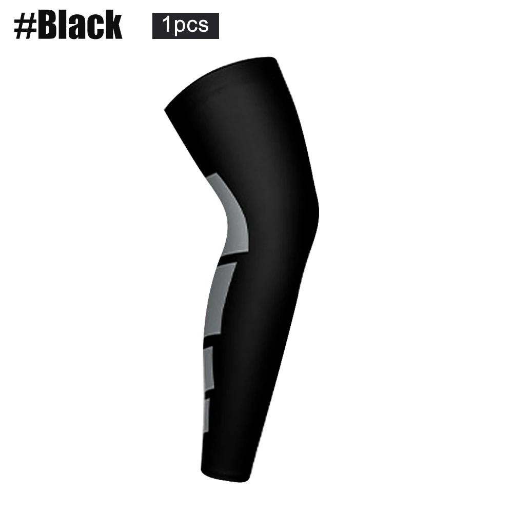 1 шт. компрессионный рукав для всей ноги для женщин и мужчин, длинные наколенники, поддержка, протектор для бега, баскетбола, спорта
