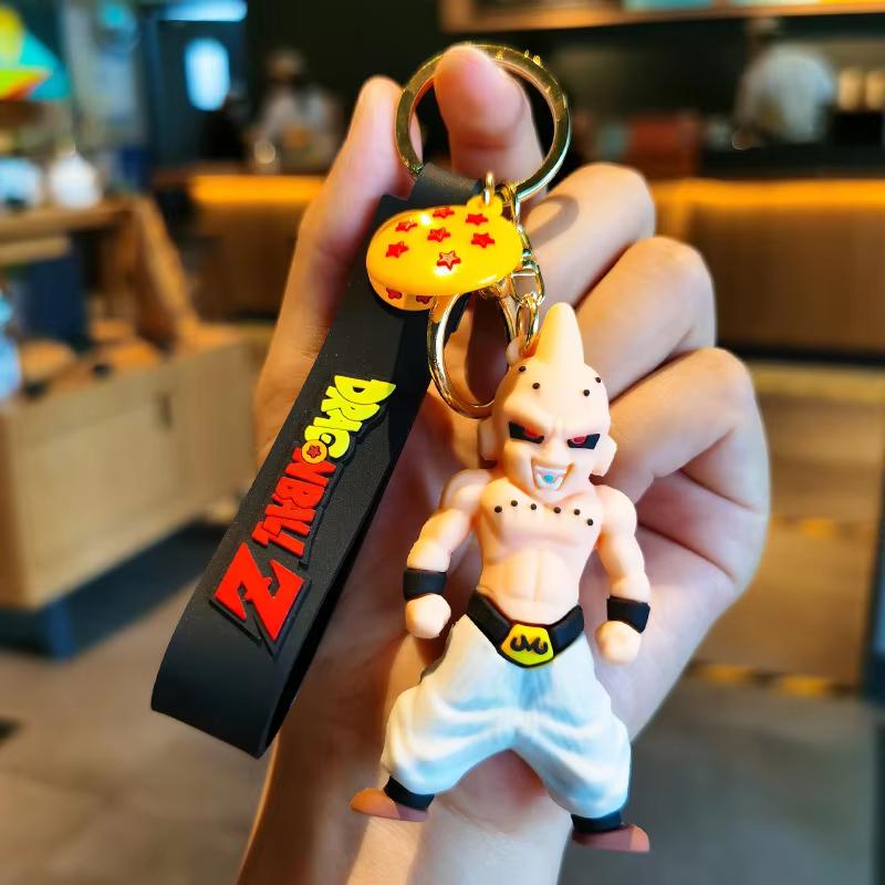 Брелок для ключей Аниме Dragon Ball 3D Фигурка Сон Гоку Мастера Роши Подвеска Dragon Ball Брелок для Рюкзака Сумки Украшение Для Фанатов Аниме