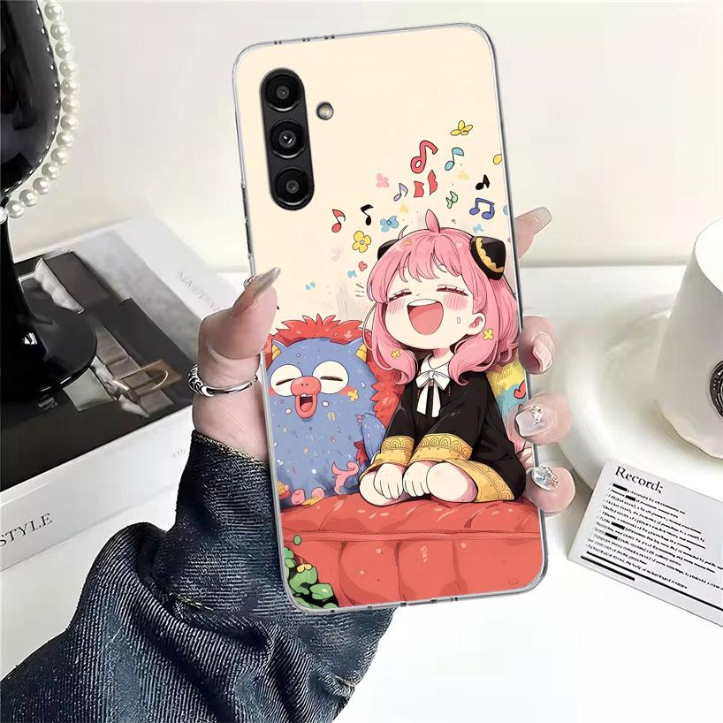 Чехол для телефона S-Spy Family Anya для Samsung Galaxy A13 A14 A15 A16 A17 A53 A54 A55 A56 A57 A33 A34 A35 A36 A37 A23 A24 A25 A26 Gala