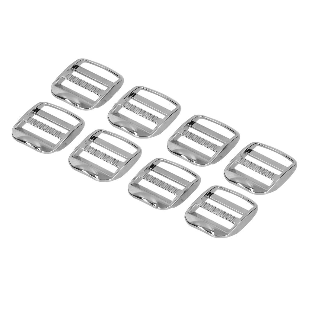10pcs 1 Inch Metal Adjustable Release Buckle Strong Heavy Shinning Alloy Ladder Lock for DIY Bags