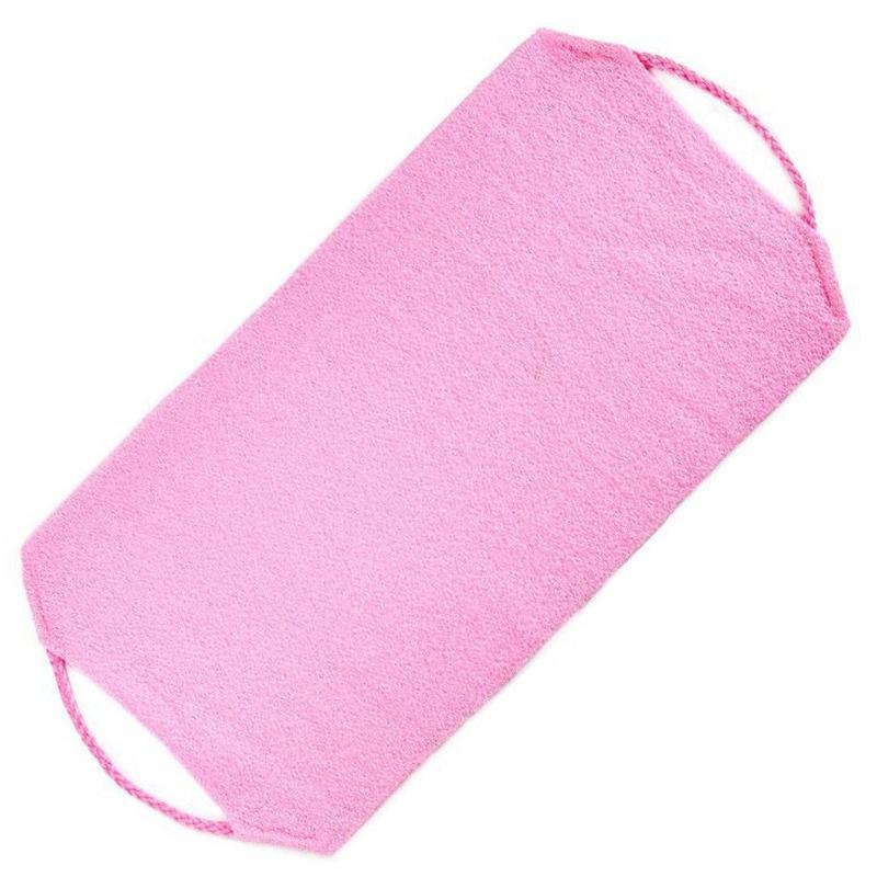 Exfoliating Rubbing Bath Towel Washcloth Elastic Shower Body Scrub Cleaning Massage Bath Towel Strap Body Washing Clean Towel