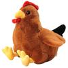 Hen Chick Doll Throw Pillow PP Cotton Chicken Plush Dolls Simulation Chicken Plush Toy  Kids Gifts